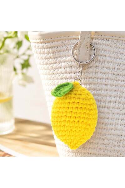 OEM Keychain Charm Keychain Lemon Pattern