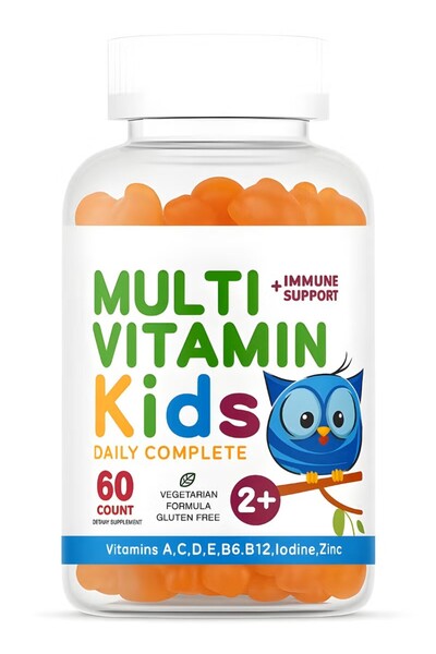 Generic Brand MULTI VITAMIN Kids + IMMUNE SUPPORT DAILY COMPLETE 60 GUMMIES