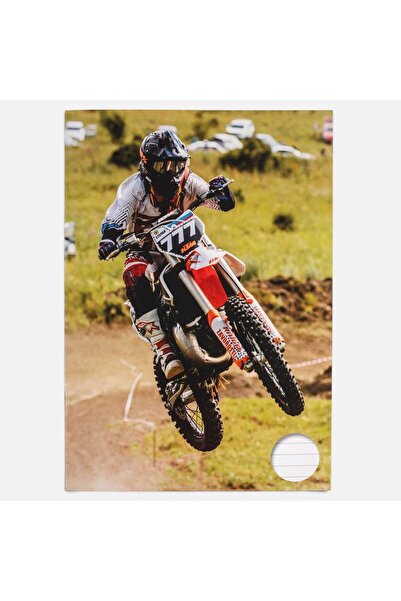 OEM Caiet Studentesc A4 Dictando Coperta cu Motocicleta Motocross - 60 File