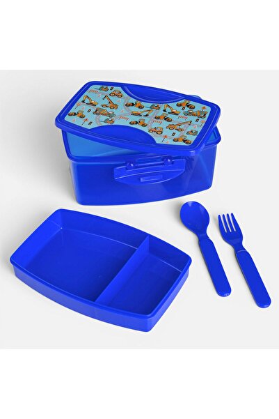 OEM Blue Casserole with Construction Vehicles & Accessories 1.1L
