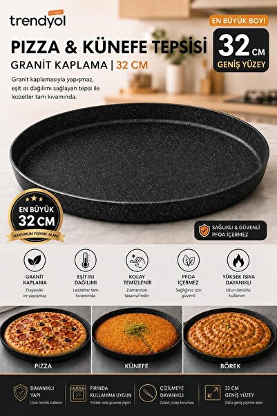 ÖZTEF Granit Pizza & Künefe Tepsisi
