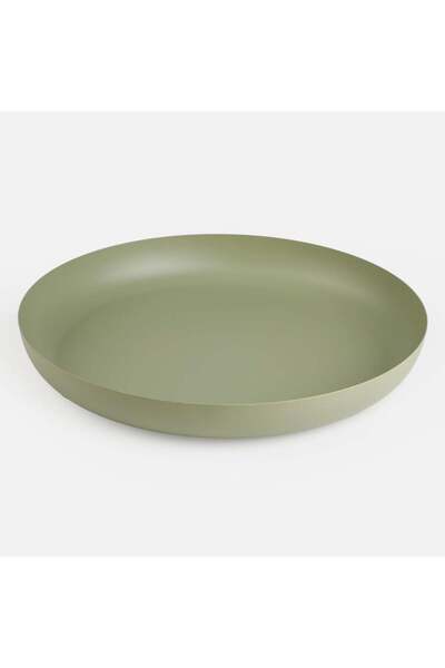 OEM Mint Green Metallic Decorative Plate Ø31cm