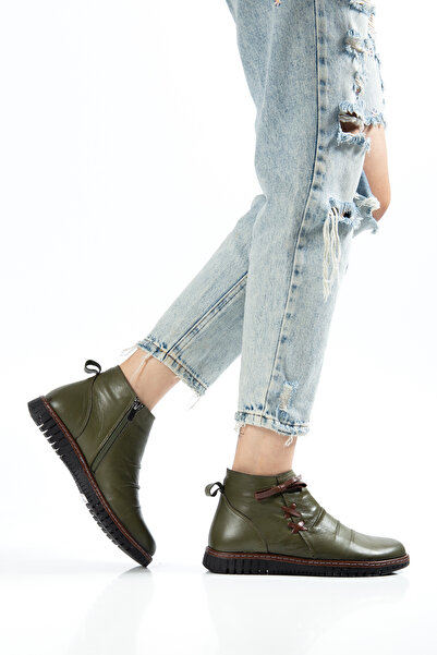 Elile Shoes Genuine Leather Comfortable Easy-To-Wear Casual Boots