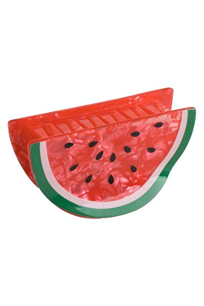 OEM Watermelon Slice Shaped Hair Clip for Women 4.5x8cm