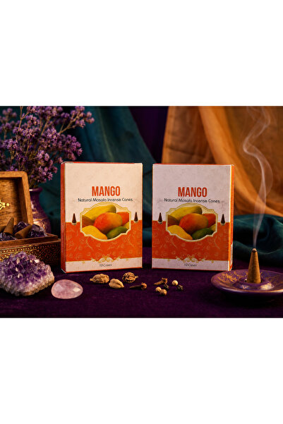Mango İleri Akışlı Konik Tütsü – 2'li Set | 20 Adet