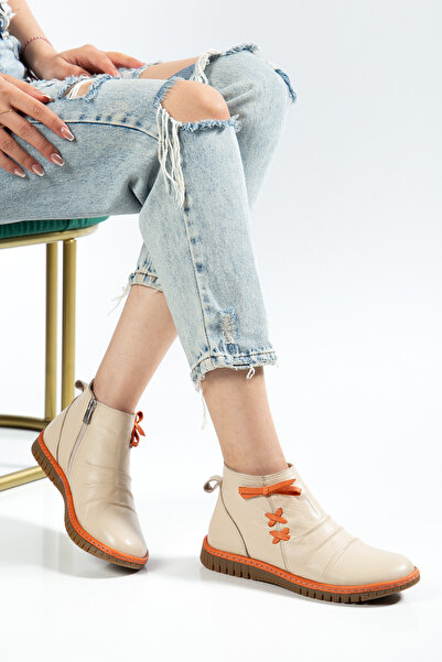 Elile Shoes Genuine Leather Comfortable Easy-To-Wear Casual Boots