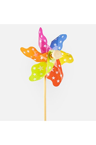 OEM Moara Decorativa de Vant Colorata cu Model Stele 27cm