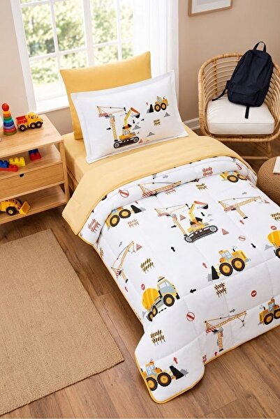 Özdilek Constraction Zone Single Elastic Sheet Sleeping Set