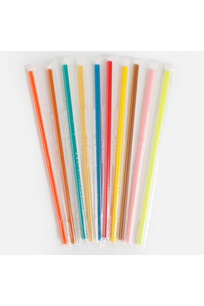 OEM Colored Straws for Granita & Juice Ø7x220mm - 50pcs