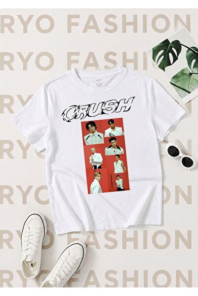 RYO FASHİON Μπλουζάκι Unisex με φαρδιά γραμμή CRUSH, με στάμπα ειδικού σχεδια...