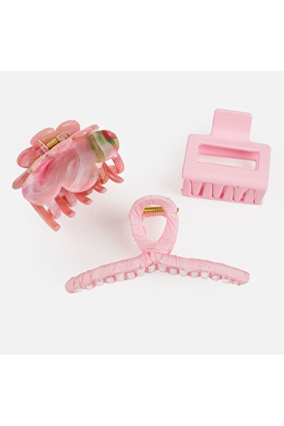 OEM Set Clame de Par Roz pentru Femei 5-11cm - 3buc