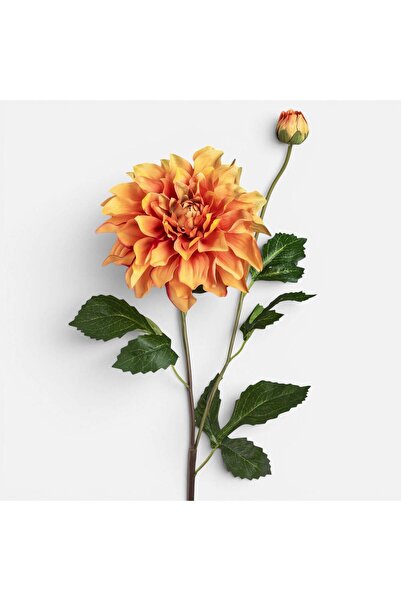OEM Floare Artificiala Dalie Portocalie 80cm
