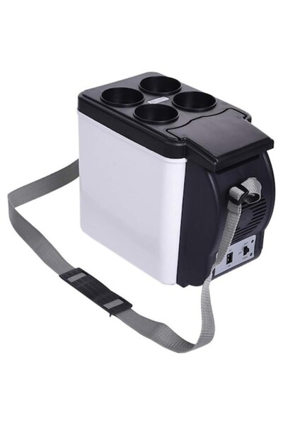 TEA Sports Frigider auto, 6L 12V Mini-frigider electric portabil cu funcție d...