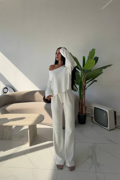 OKSOCOLLECTİON Modal Bluz İspanyol Eşofman Takımı
