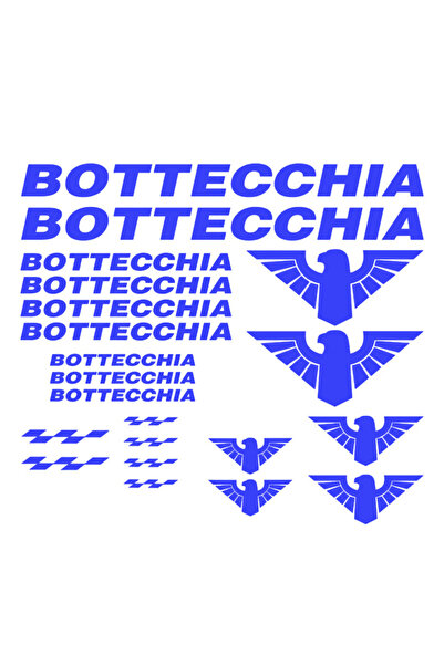 Oracal Set of 21 Bottecchia stickers - Blue