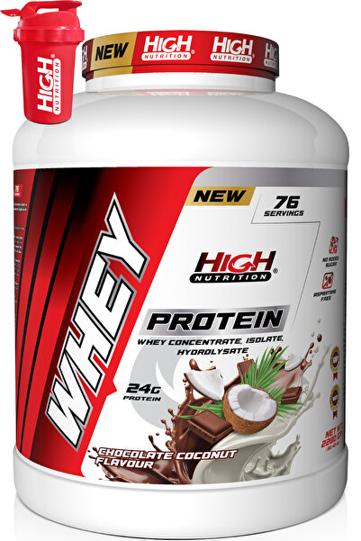 High Nutrition WHEY PROTEİN 2280 GR ÇİKOLATA HİNDİSTAN CEVİZİ A. PROTEİN TOZU...