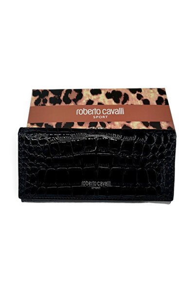 Roberto Cavalli Sport Portofel de damă RC Sport RCOO6 Negru – Amestec de piel...