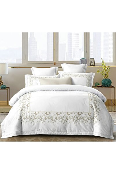 CHIRASO bedding set, Cotton, 4 pieces, Stretchy sheet 180x200cm, Duvet cover ...