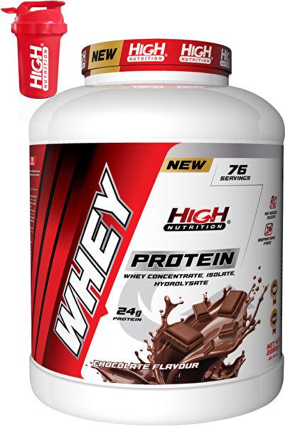 High Nutrition WHEY PROTEİN 2280 GR ÇİKOLATA A. PROTEİN TOZU 24 GRAM PROTEİN ...