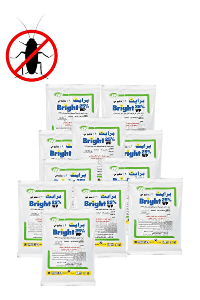 Bright 11 قطعة من مسحوق مبيد الحشرات القابل للبلل بنسبة 25% - قاتل الصراصير