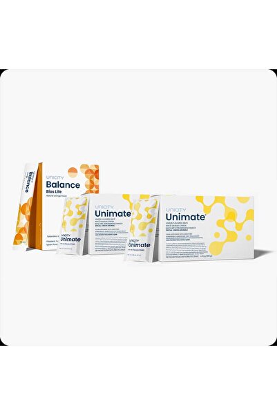 UNICITY Un Feel Great Sistemi – 30'lı Slim/Balance Paketi + 60'lu Unimate Pak...