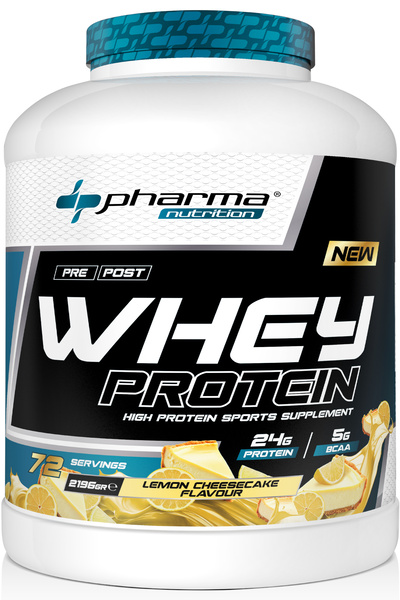 Pharma Nutrition Whey Protein 2196 gr 72 Servis Limonlu Cheescake Aromalı 24 ...