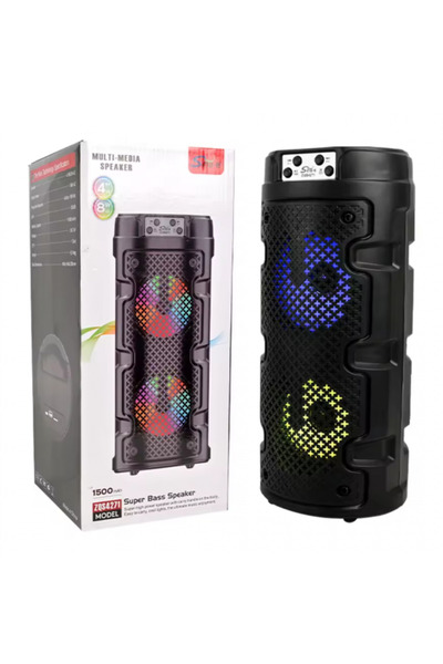 singe Boxă portabilă Bluetooth, Microfon, Player MP3, LED RGB, Difuzor de 8 i...