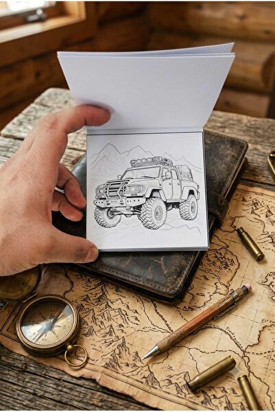 SaHi Craft Efsane Arabalar Temalı Mini Boyama Kitabı 30 sayfa (10*10)