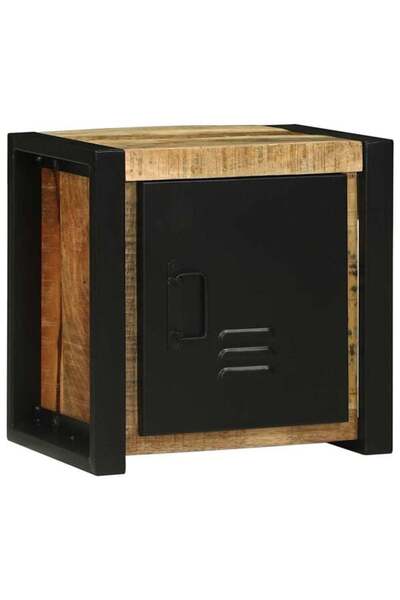 vidaxl Brown Bathroom Cabinet 40 x 30 x 40 cm Solid Mango Wood