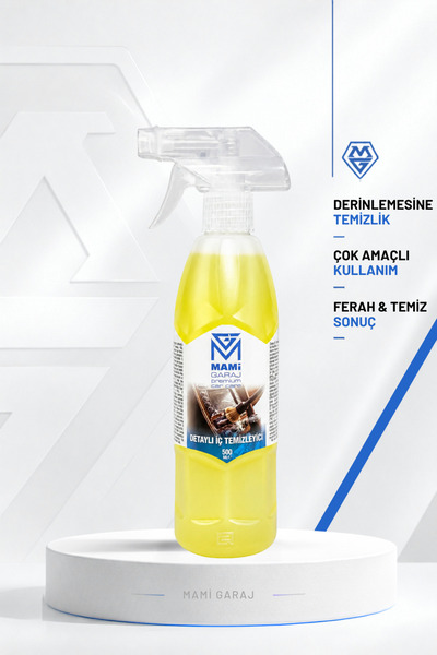 Detaylı İç Temizleyici 500 ml Araç İçi Koltuk Torpido Tavan Döşeme Plastik ve Leke Temizleme Spreyi