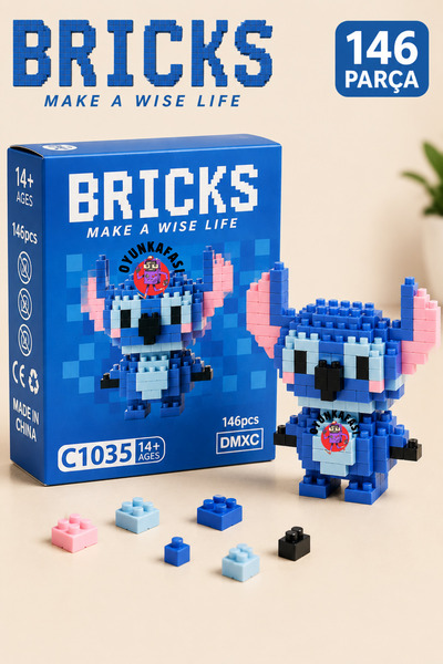 OYUNKAFASI Mini Blok Yapım Seti – 3D Karakter Figürü Birleştirme ve Aktivite ...