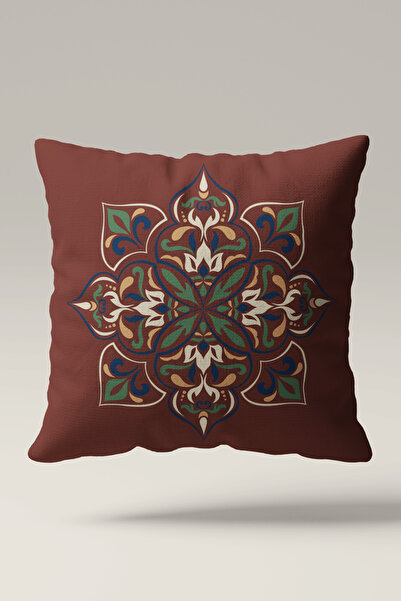 Luvis Store Sahara Bloom Medallion Patterned Set of 2 Double-Sided Decorative...