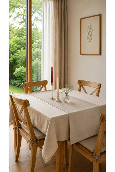 Priene Gray Velvet Textured Runner 33X90 cm
