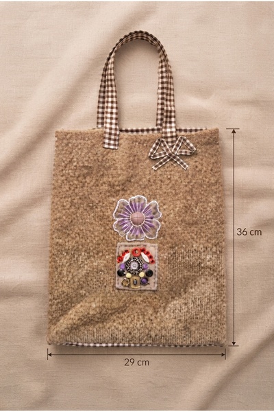 ZGNOVA Handmade Daily Mommy Knitted Bag