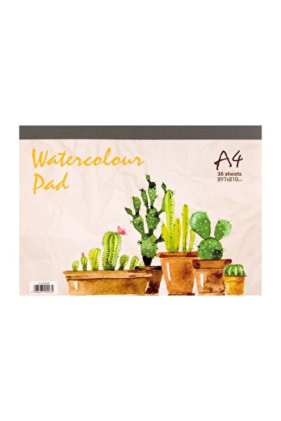 OEM Bloc hârtie pentru acuarelă, format A4, 36 file, 20x30cm – acuarelă