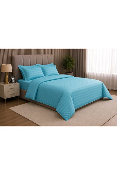 CHIRASO DAMASK Bed Linen Set, 6 pieces Stretchy Sheet 180x200, Duvet Cover 22...