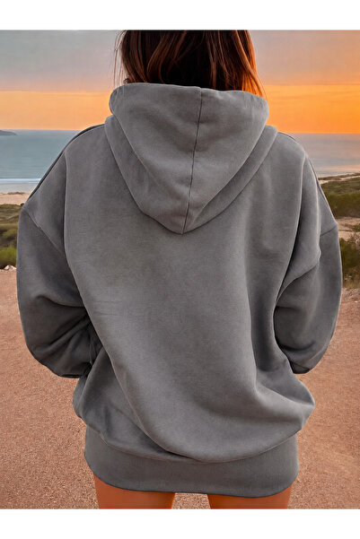 New Shine Solid Color Cotton Women's Sweatshirt