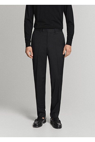 MANGO Man Turin %100 yün kumaş pantolon