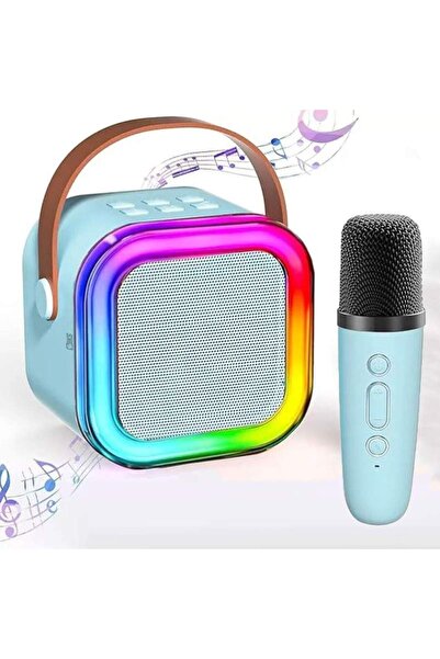 SIKS Boxă wireless cu microfon pentru karaoke, microfon inclus, kit 2 în 1, d...