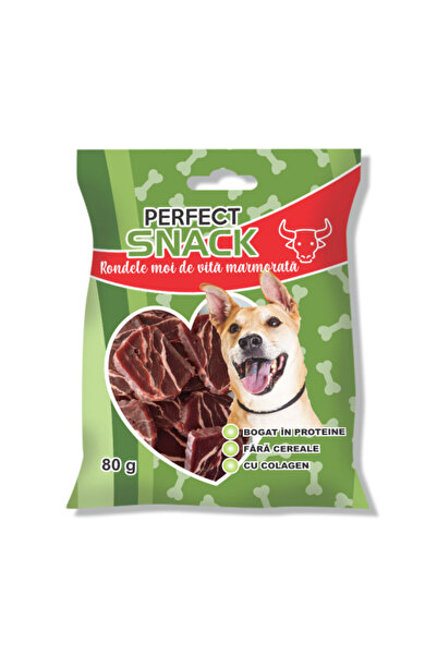 Perfect Snack Rondele moi de vita marmorate, recompense caini 80g