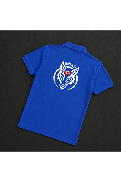 dafri Tube Printed Polo Collar 100% Cotton T-Shirt