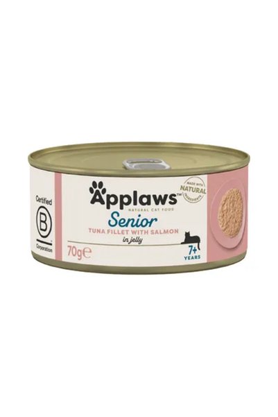 Applaws CONSERVA PISICI SENIOR TON CU SOMON IN JELLY 70GR