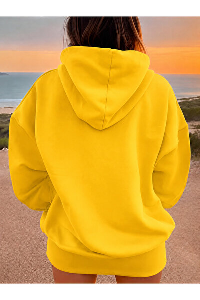 New Shine Solid Color Cotton Women's Sweatshirt