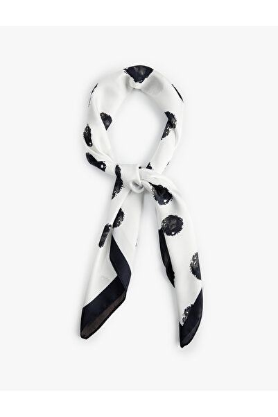Koton Polka Dot Patterned Square Scarf Bandana