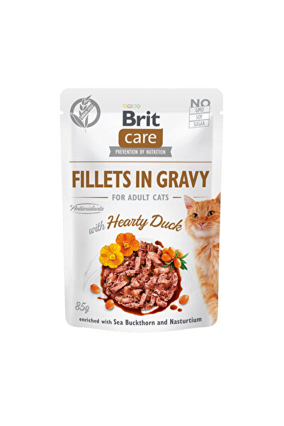 Brit Hrană pentru pisici Care File-uri de inimă de rață 85 g