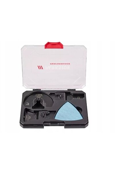 PARKSIDE Accessory set for multi-functional tools, Parkside, 8 pieces, storag...