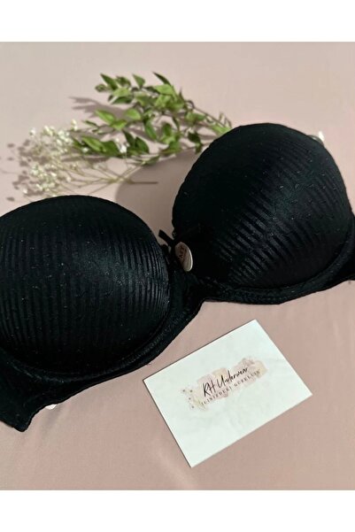 UMT Underwear SİYAH DOLGULU DESENLİ SÜTYEN UMT 5062