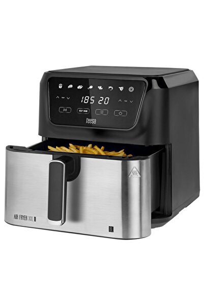 Teesa Friteuza Airfryer, 8 l, putere 1700 W, Ecran tactil, Temporizator, 8 pr...