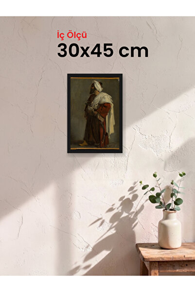 HARS Slim İnce Profil Siyah Çerçeve 30 x 45 cm Şeffaf Korumalı PVC