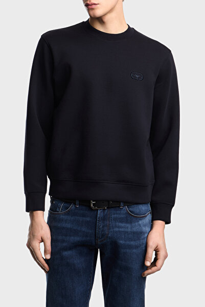 Emporio Armani Cotton Regular Fit Crew Neck Sweat Men's Sweat Em004540 Af1001...